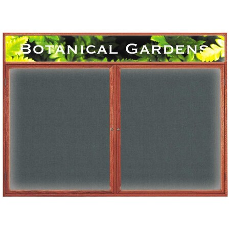 United Visual Products Open Faced Traditional Rounded Corkboard UV641ARC-GOLD-BLACK